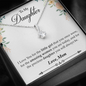 Daughter Necklace From Mom, I Love You Alluring F-dau-47M