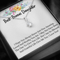 Best Bonus Daughter Necklace Alluring F-dau-44C