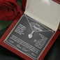 Father To Daughter Necklace Dad Loves You Alluring F-dau-49D