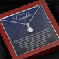 To My Daughter Necklace Alluring F-dau-46