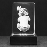 Custom Image Etched Crystal – Stadium