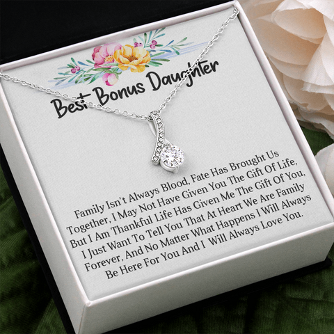 Best Bonus Daughter Necklace Alluring F-dau-44A