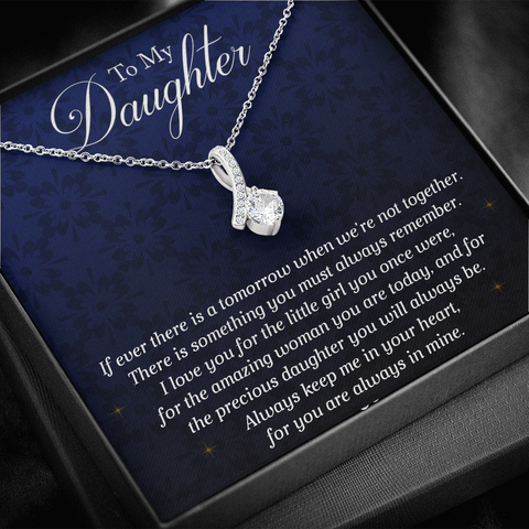 To My Daughter Necklace Alluring F-dau-46